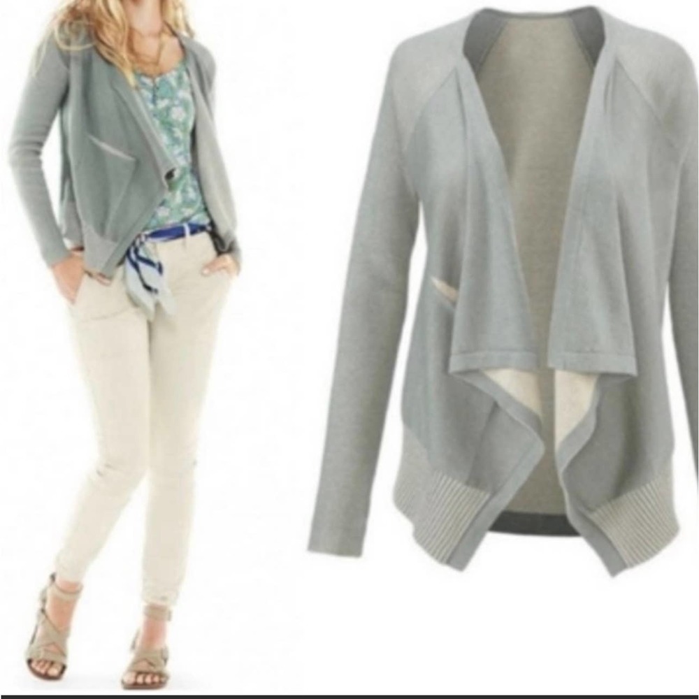 CABI OPEN FRONT POCKET WATERFALL CARDIGAN 5132